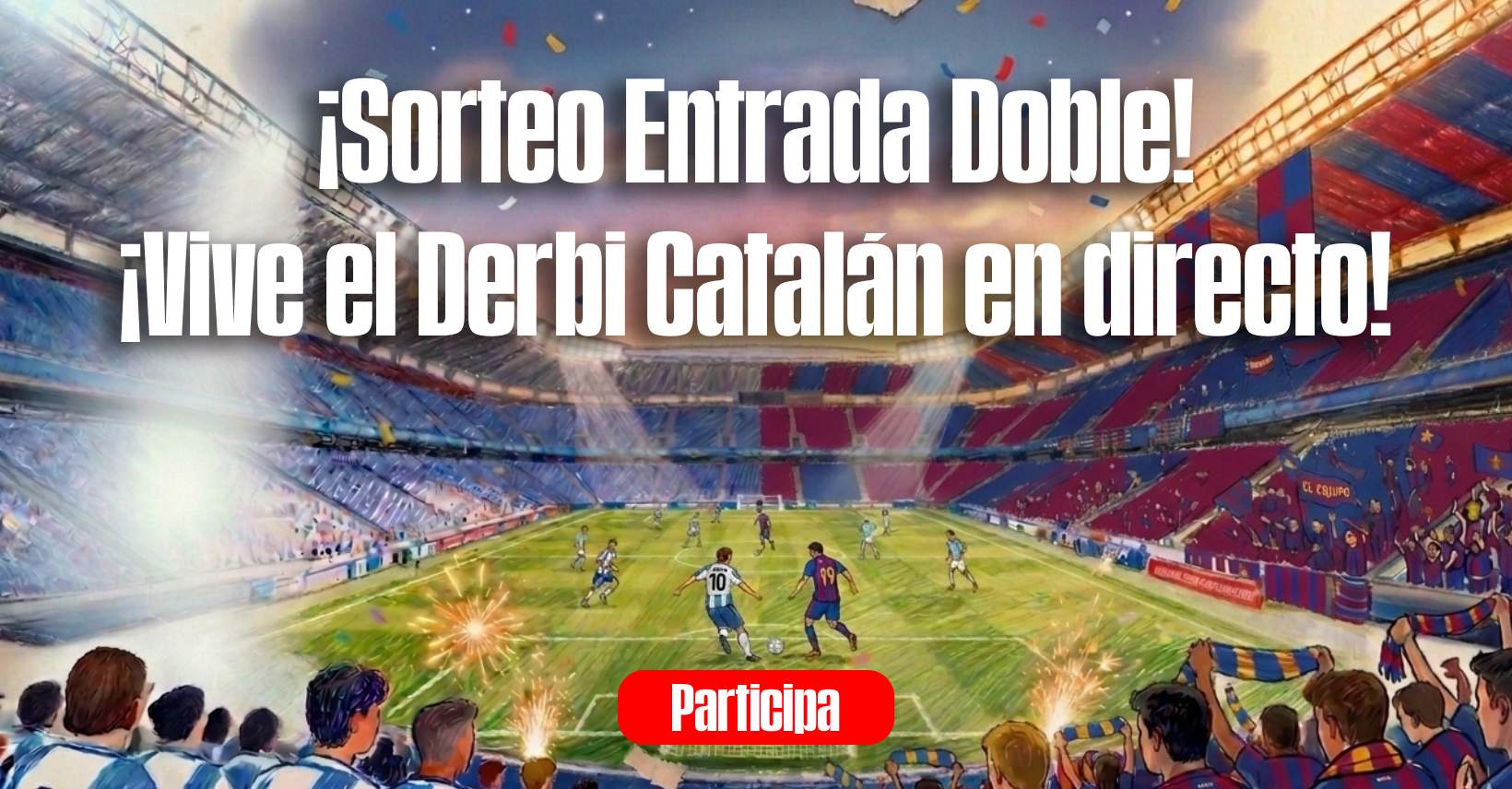 🚨 SORTEO ENTRADA DOBLE: Derbi Catalán 🚨