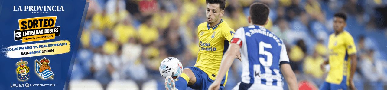 Sorteo de entradas dobles para el UD Las Palmas - Real Sociedad B